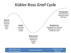 Representación del modelo de Kübler-Ross.