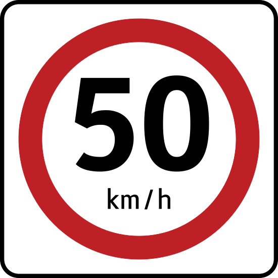 MX road sign SR-9-050