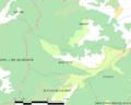 Map commune FR insee code 07160