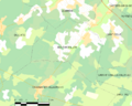 Map commune FR insee code 33454