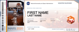 Archivo:Mars 2020 Boarding Pass