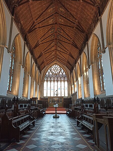 Merton College Chapel, interior