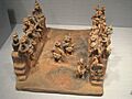 Model of Ball Game Scene, Mexico, State of Nayarit, 200 BC - 500 AD, ceramic, Pre-Columbian collection, Worcester Art Museum - IMG 7667