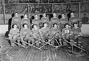 Archivo:Montreal Canadiens hockey team, October 1942