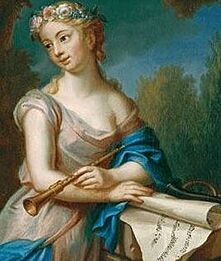Muse Euterpe (detail), by Handmann