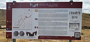 Archivo:Paneles explicativos Asedio Castro de La Loma Santibáñez de la Peña 004
