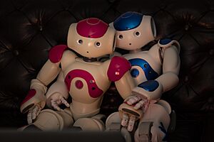 Archivo:Pareja de robots NAO