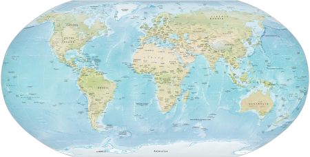 Archivo:Physical Map of the World (2021)