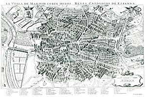 Archivo:Plano de Madrid Antonio Mancelli 1622-1635
