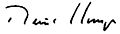 Reiner Kunze Signature