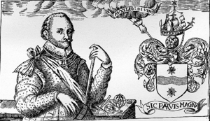 Archivo:Sir Francis Drake And His Coat Of Arms