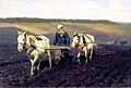 Tolstoy ploughing