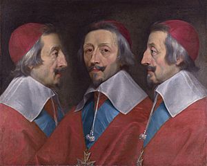 Archivo:Triple Portrait of Cardinal de Richelieu probably 1642, Philippe de Champaigne