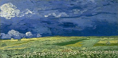Archivo:Vincent van Gogh - Wheatfield Under Thunderclouds - VGM F778