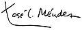 Xosé Luís Méndez Ferrín, sinatura