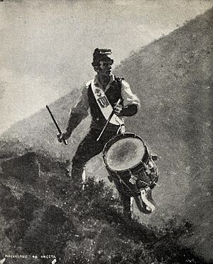 Archivo:1897-06-19, Blanco y Negro, Efemérides patrióticas, 6 junio 1808, El tambor del Bruch, Marcelino de Unceta (cropped)