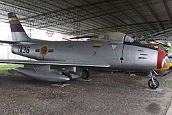 Archivo:1A36 North American F-86F Sabre Venezuela Airforce (7453169200)