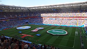 Archivo:2018 FIFA World Cup Group A march URU-KSA - Anthems