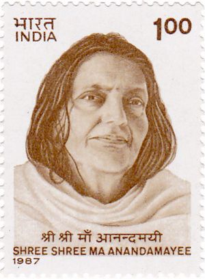 Archivo:Anandamayi Ma 1987 stamp of India