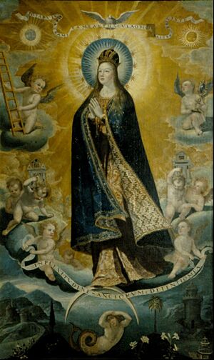 Archivo:Baltasar de Echave Ibía - Tota Pulcra (The Immaculate Conception) - Google Art Project