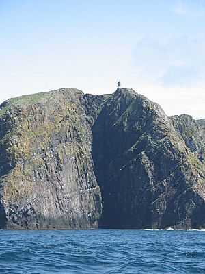 Archivo:Barra Head Lighthouse cliffs