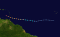 Beryl 2024 track