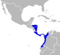 Cebus capucinus Range Map cropped 2