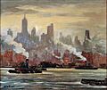 East River, New York, by Guy C. Wiggins