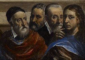Archivo:El Greco - The Purification of the Temple (detail) - WGA10424