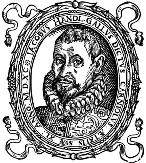 Archivo:Jakobus Händl Gallus dictus Carniolus 1590