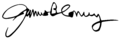 James B. Comey Signature Autograph