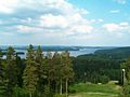 Lake Kermajärvi from Pääskyvuori