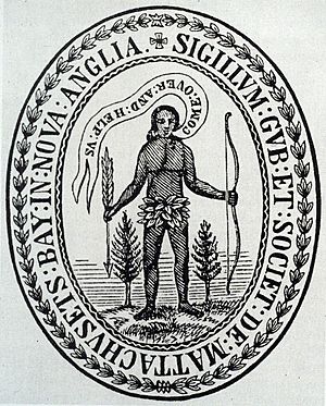 Archivo:Massachusetts Bay Colony Seal, 1629