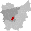 Merelbeke East-Flanders Belgium Map