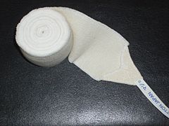 Official bandage for amateur boxing in Japan
