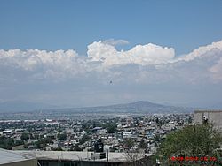 Panorámica hacia Chiconautla en el valle Cuautitlán-Texcoco. del Estado de México. - panoramio.jpg