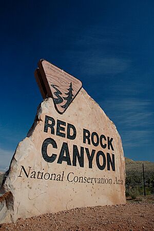 Archivo:Red Rock Canyon sign