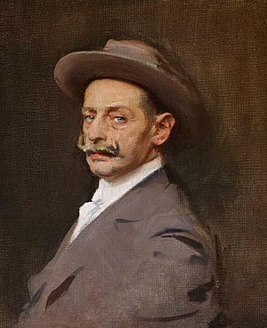 Archivo:Retrato del dramaturgo Joaquín Dicenta, por Ramón Casas