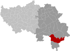 Sankt-Vith Liège Belgium Map.svg