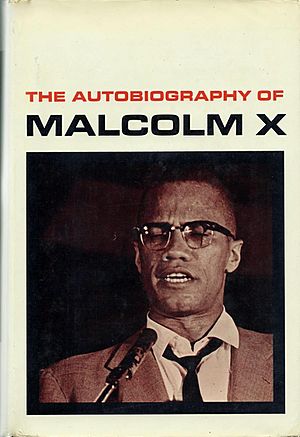 Archivo:The Autobiography of Malcolm X (1st ed dust jacket cover)