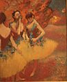 Three Dancers in Yellow Skirts Edgar Degas