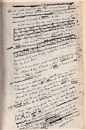 Archivo:Un Cœur simple (manuscrito)