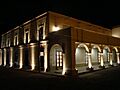 Vista nocturna del Instituto de Cultura Tlaltenango