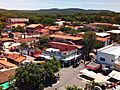 Vista panorámica de Caacupé y la cordillera de los Altos desde el mirador de la basílica