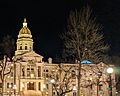 WY capitol night