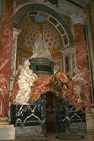 Archivo:0 Monument funéraire du pape Alexandre VII - St-Pierre - Vatican (1)