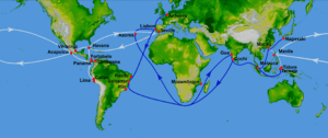 Archivo:16th century Portuguese Spanish trade routes
