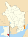 2024 Wales Monmouthshire Community Chepstow map
