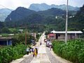 Calle en Eloxochitlán de Flores Magón