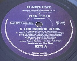 Archivo:El lado oscuro de la luna - The dark side of the moon - Pink Floyd - Vinyl
